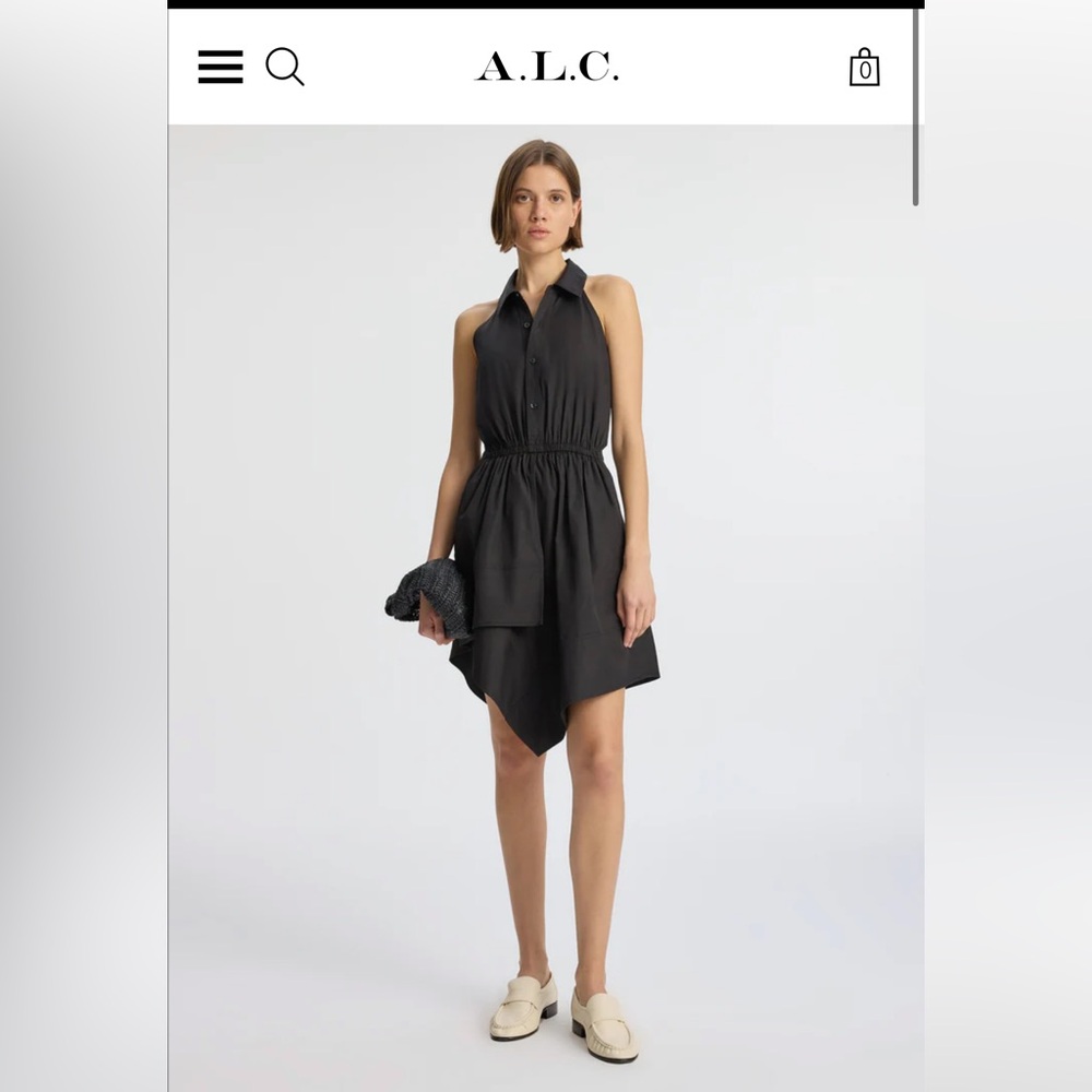 A.L.C Aria Poplin Mini Shirtdress